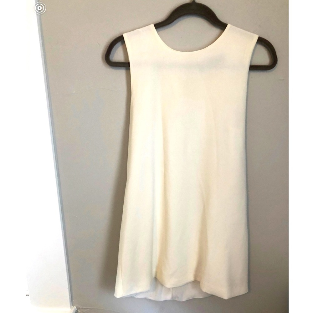 Ivory mini dress